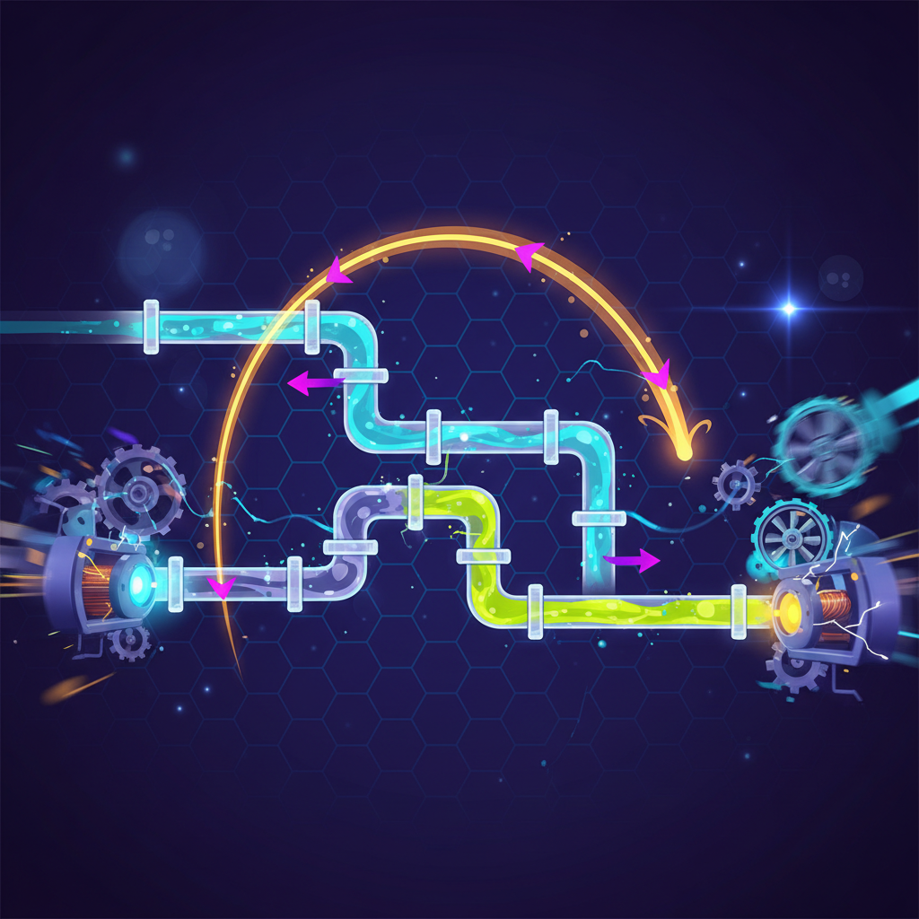 شبكة الأنابيب — Fluid Flow